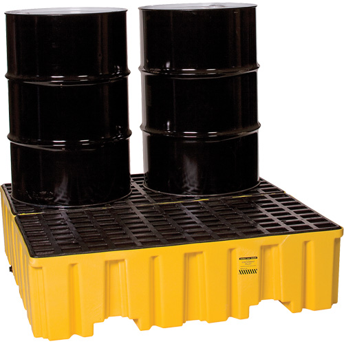 Spill Containment Pallet, 132 US gal. Spill Capacity, 51" x 52.5" x 13.75" Toolneeds Inc.
