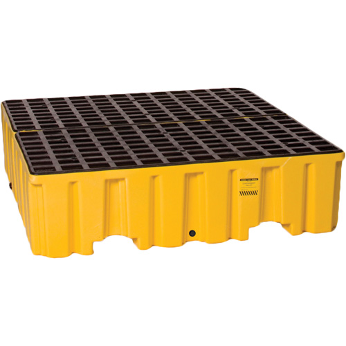 Palette de confinement des d&eacute;versements, Capacit&eacute; de d&eacute;versement 132 gal. US, 51" x 52,5" x 13,75" Toolneeds Inc.