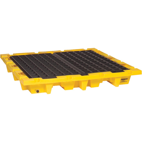 Palette de confinement des d&eacute;versements, Capacit&eacute; de d&eacute;versement 66 gal. US, 58,5" x 58,5" x 7,75" Toolneeds Inc.