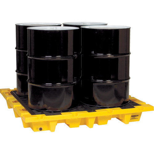 Palette de confinement des d&eacute;versements, Capacit&eacute; de d&eacute;versement 66 gal. US, 58,5" x 58,5" x 7,75" Toolneeds Inc.