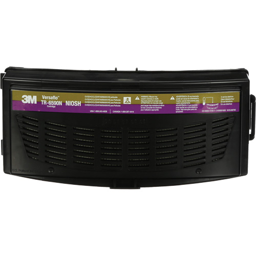 Cartouche multigaz/haute efficacit&eacute; Versaflo, Ammoniac/dioxyde de chlore/Gaz de chlore/Chlorure d'hydrog&egrave;ne/Florure d'hydrog&egrave;ne/Mercure/M&eacute;thylamine/Vapeur organique/Particules/SO2 Dioxyde de soufre, Paquet de 1 Toolneeds Inc.