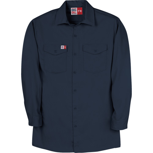 Chemise de travail de protection contre l'arc &eacute;lectrique, Moyen (grande taille), Bleu marin Toolneeds Inc.