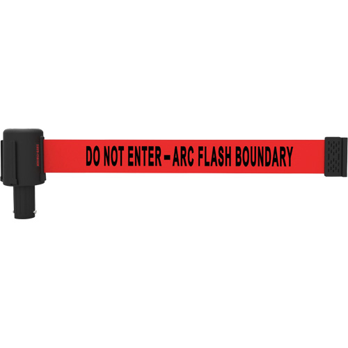 Cassette de banni&egrave;re PLUS, Do Not Enter - Arc Flash Boundary, 15', Ruban Rouge Toolneeds Inc.