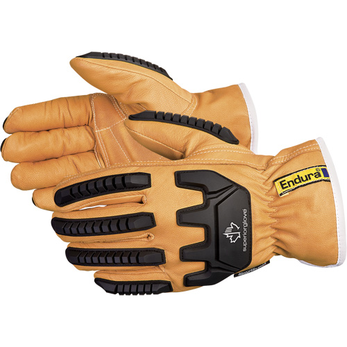 Endura&reg; Anti-Impact Driver's Gloves, X-Small, Grain Goatskin Palm, Thinsulate Inner Lining Toolneeds Inc.