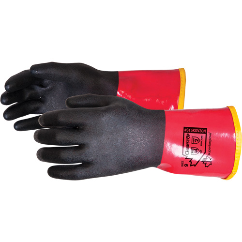 Chemstop Extreme Comfort Gloves, Size 7, 12" L, Nitrile/PVC, 30-mil Toolneeds Inc.