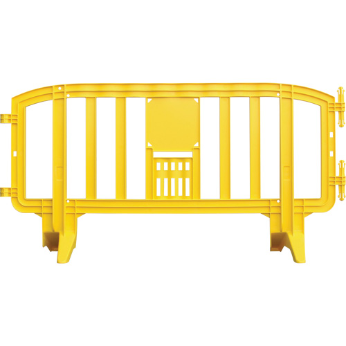 Movit Barricade, Interlocking, 78" L x 39" H, Yellow Toolneeds Inc.