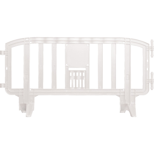 Movit Barricade, Interlocking, 78" L x 39" H, White Toolneeds Inc.