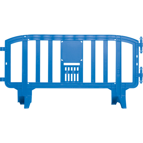 Movit Barricade, Interlocking, 78" L x 39" H, Blue Toolneeds Inc.