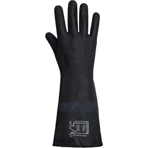 Gants &agrave; usage intensif r&eacute;sistants &agrave; la chaleur & aux produits chimique SolvStop, N&eacute;opr&egrave;ne, 8, Prot&egrave;ge jusqu'&agrave; 392° F (200° C) Toolneeds Inc.