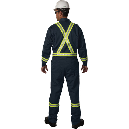 Westex UltraSoft&reg; Unlined Coveralls, Size 34/36, Navy Blue, 12.4 cal/cm2 Toolneeds Inc.