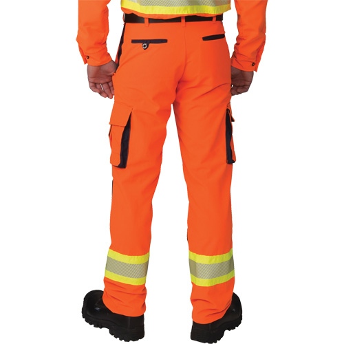 Ripstop High-Visibility Cargo Pants, Polyester, 28, High Visibility Orange Toolneeds Inc.