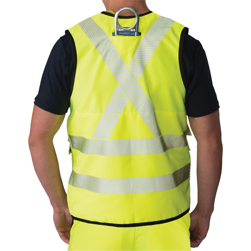 Ripstop Surveyor's Vest, High Visibility Lime-Yellow, Small, Polyester Toolneeds Inc.