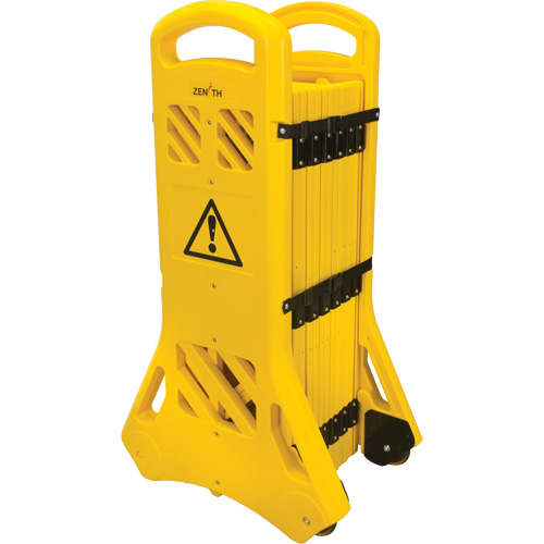 Barri&egrave;re mobile portative, 40" h x 13' lo, Jaune Toolneeds Inc.