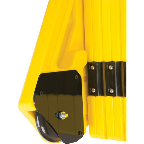 Barri&egrave;re mobile portative, 40" h x 13' lo, Jaune Toolneeds Inc.