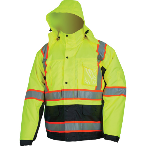 Veste isol&eacute;e haute visibilit&eacute;, Polyester/Polyur&eacute;thane, Jaune lime haute visibilit&eacute;, Petit Toolneeds Inc.