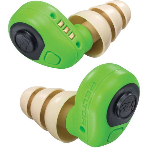 Peltor Electronic Earplugs, Uncorded, Pair - Plastic Case, 23 dB NRR, Large/Medium/Small Toolneeds Inc.