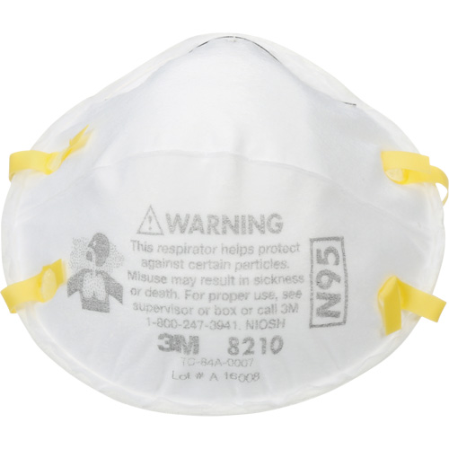 Respirateur contre les particules, N95, Certifi&eacute; NIOSH Toolneeds Inc.