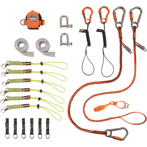 Trousse de longes de fixation d'outils pour monteurs d'&eacute;chafaudages 3187 Squids Toolneeds Inc.