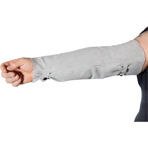 Manches r&eacute;sistantes &agrave; la chaleur pour soudeur, 24" lo, Gris perle Toolneeds Inc.