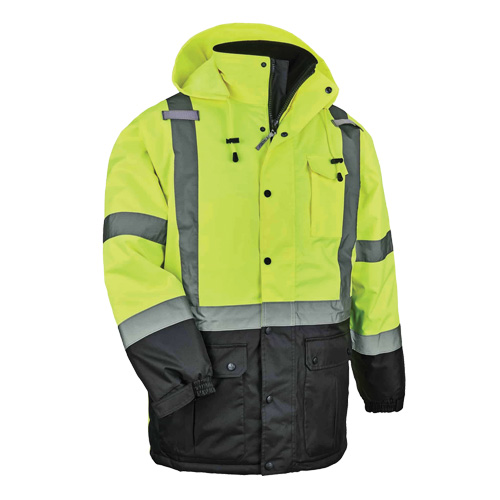 Parka thermique GloWear 8384 de Type R, Jaune lime haute visibilit&eacute;, Grand Toolneeds Inc.