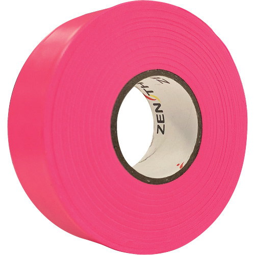Flagging Tape, 1.1875" W x 164' L, Fluorescent Pink Toolneeds Inc.
