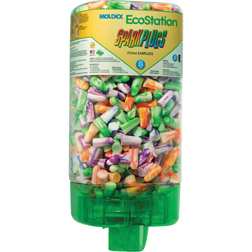 Trousse de d&eacute;marrage de distributeur de bouchons d'oreilles EcoStation SparkPlugs Toolneeds Inc.