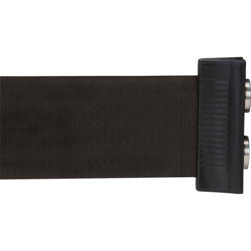 Barri&egrave;re &agrave; fixation murale avec ruban magn&eacute;tique, Acier, Fixation par vis, 7', Ruban Noir Toolneeds Inc.