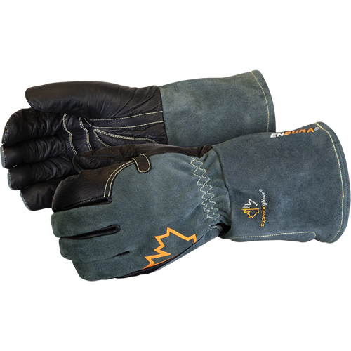 Endura&reg; Mig Welding Gloves, Grain Cowhide, Size Medium Toolneeds Inc.
