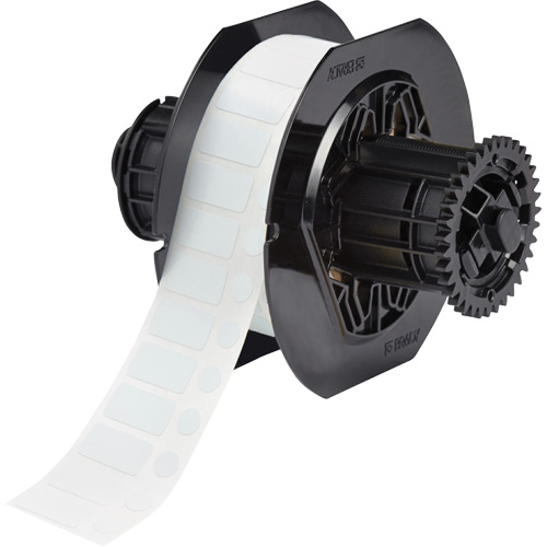 &eacute;tiquettes pour laboratoire et couvercles de flacon r&eacute;sistant aux produits chimiques de s&eacute;rie B33, Polyester, 1" lo x 0,5" h, Blanc Toolneeds Inc.