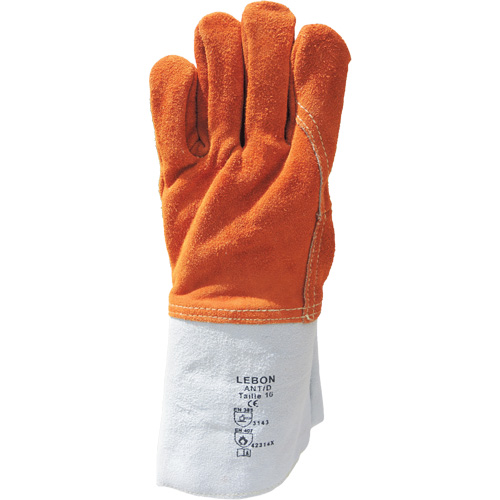 Gants de travail r&eacute;sistants &agrave; la chaleur Lebon, Cuir, 10, Prot&egrave;ge jusqu'&agrave; 482° F (250° C) Toolneeds Inc.