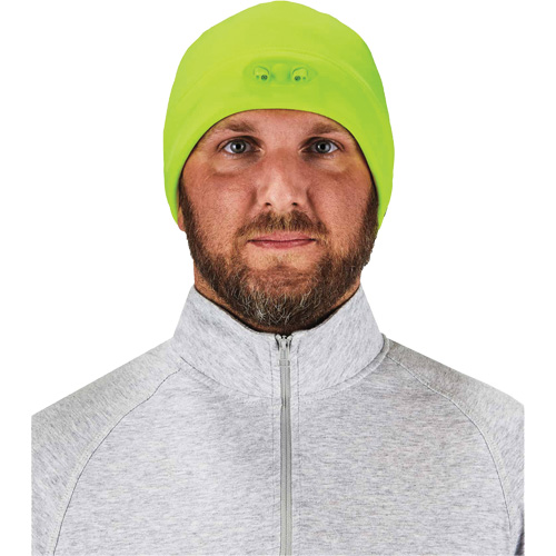 Bonnet N-Ferno &agrave; lumi&egrave;res DEL, Taille unique, Vert lime haute visibilit&eacute; Toolneeds Inc.