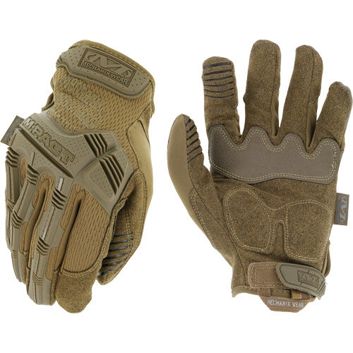M-Pact&reg; Coyote Tactical Impact Gloves, 8, Synthetic Palm, Hook & Loop Cuff Toolneeds Inc.