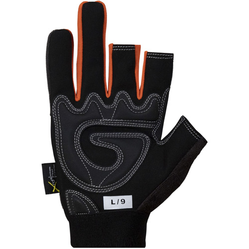 Clutch Gear&reg; Open-Finger Framers Gloves, Synthetic Palm, Size Small Toolneeds Inc.