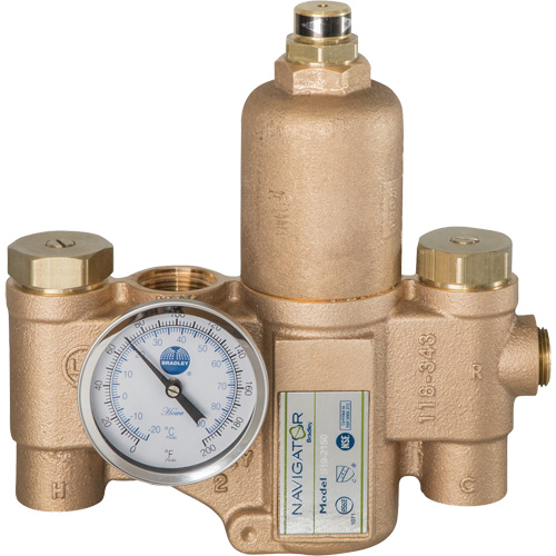 Robinet mitigeur thermostatique pour luminaires durgence Navigator EFX20, 30 gal./min Toolneeds Inc.