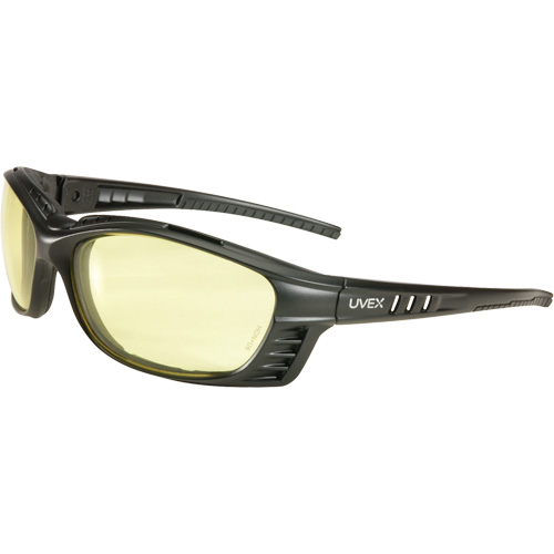 Uvex&reg; Livewire Safety Glasses with HydroShield Lenses, Amber Lens, Anti-Fog, ANSI Z87+/Meets/Exceeds CSA Z94.3 Toolneeds Inc.