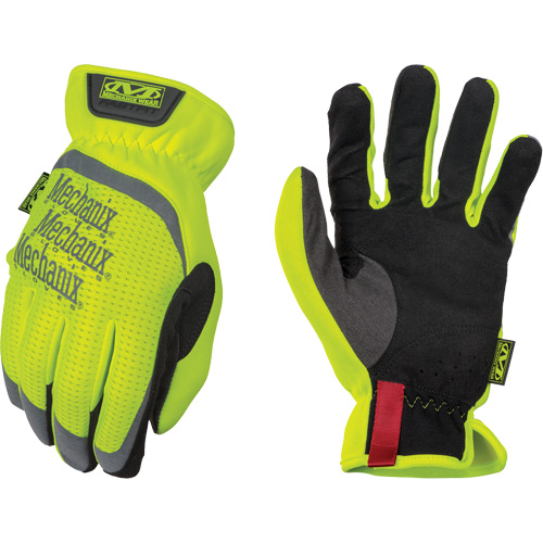 FastFit&reg; High-Visibility Work Gloves, Synthetic Palm, Size Small/8 Toolneeds Inc.