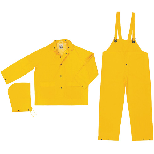 Classic Series Rain Suit, Polyester/PVC, 3X-Large, Yellow Toolneeds Inc.