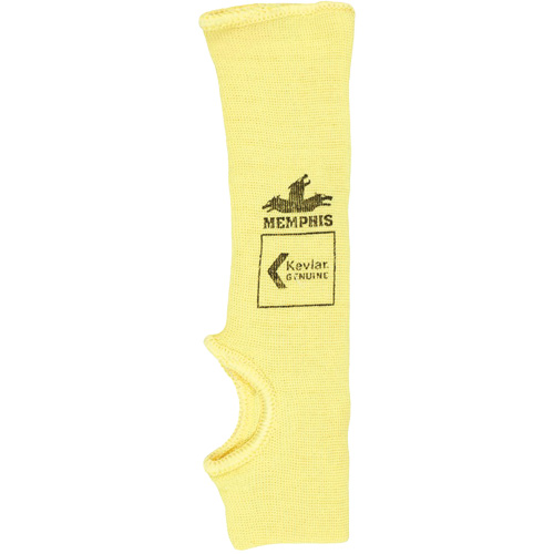 Manchon simple de s&eacute;curit&eacute; r&eacute;sistant &agrave; la coupure Cut Pro, Kevlar, 10", ASTM ANSI niveau A2, Jaune Toolneeds Inc.