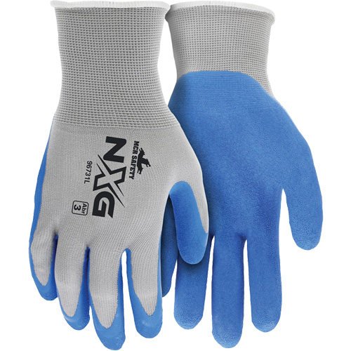 Gants enduits NXG, Grand, R&ecirc;vetement Latex de caoutchouc, Calibre 13, Enveloppe en Nylon Toolneeds Inc.