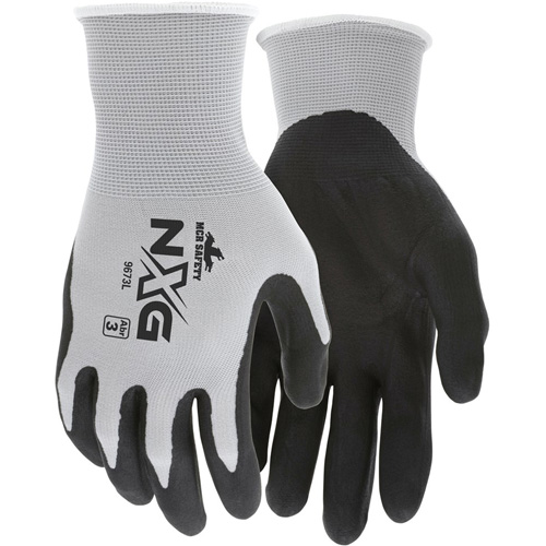 NXG&reg; Coated Gloves, Large, Foam Nitrile Coating, 13 Gauge, Nylon Shell Toolneeds Inc.