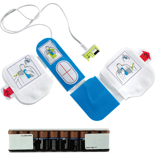 Ensemble de bloc-pile & CPR-D-Padz, Zoll AED Plus Pour, Classe 4 Toolneeds Inc.