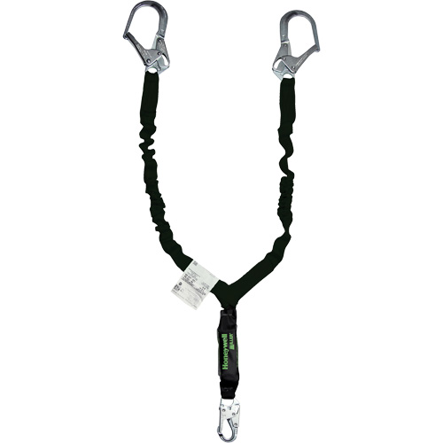 Longe avec amortisseur de choc r&eacute;sistante &agrave; l'arc &eacute;lectrique Miller, 6', Point d'ancrage &agrave; Mousqueton verrouillable, Mousqueton verrouillable aux jambes, Kevlar Toolneeds Inc.