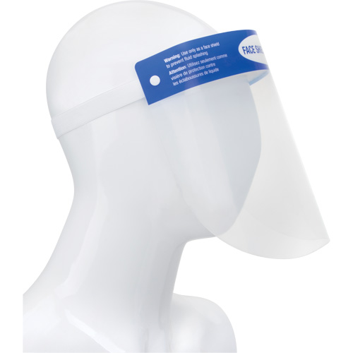Disposable Faceshield with Head Gear, PET Toolneeds Inc.
