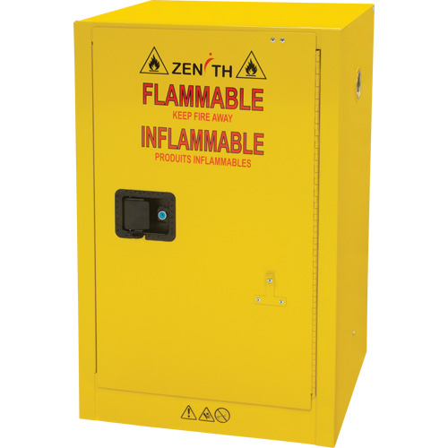 Flammable Storage Cabinet, 12 gal., 1 Door, 23" W x 35" H x 18" D Toolneeds Inc.