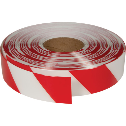 Ruban de marquage tr&egrave;s r&eacute;sistant pour plancher ArmorStripe, 2" x 100', PVC, Rouge et blanc Toolneeds Inc.