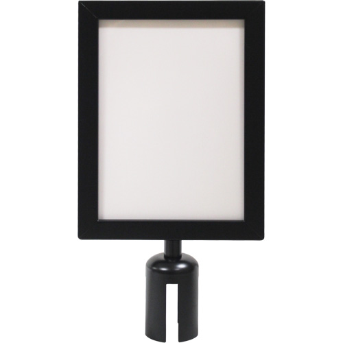 Sign Frame for Crowd Control Post, Black Toolneeds Inc.