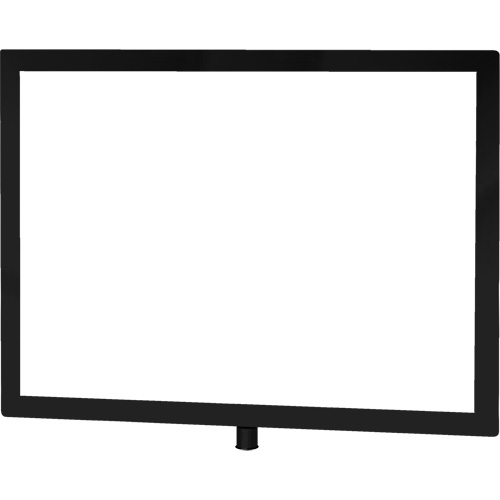 Heavy-Duty Horizontal Sign Holder for Classic Posts, Black Toolneeds Inc.