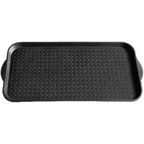 Boot Tray, Plastic, Black, 19" L x 39" W Toolneeds Inc.