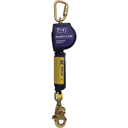 Cordage de s&eacute;curit&eacute; autor&eacute;tractable allong&eacute; Nano-Lok, 10', Dyneema, Pivotant Toolneeds Inc.