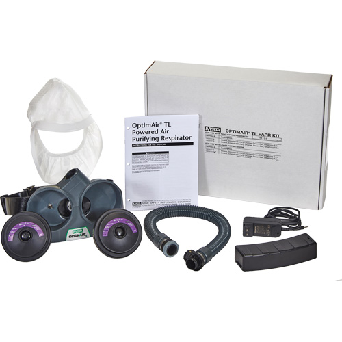 OptimAir&reg; TL PAPR Response Kit, Headcover & Faceshield, Lithium-Ion Battery Toolneeds Inc.